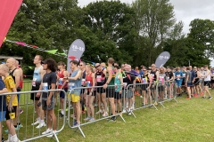 Waiting for race to begin