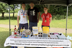 Becky and Matt Redfern on the Sensory Matters stand