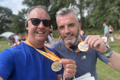 Wearing medals with pride