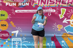 runner at finisher banner